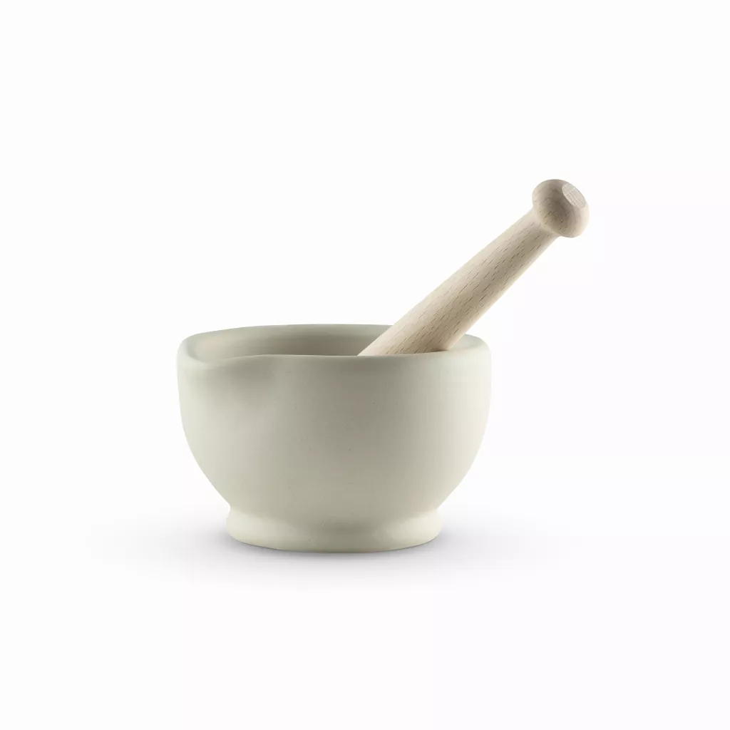 Mortar and Pestle - Size 0 — Ø 10cm porcelain mortar and pestle